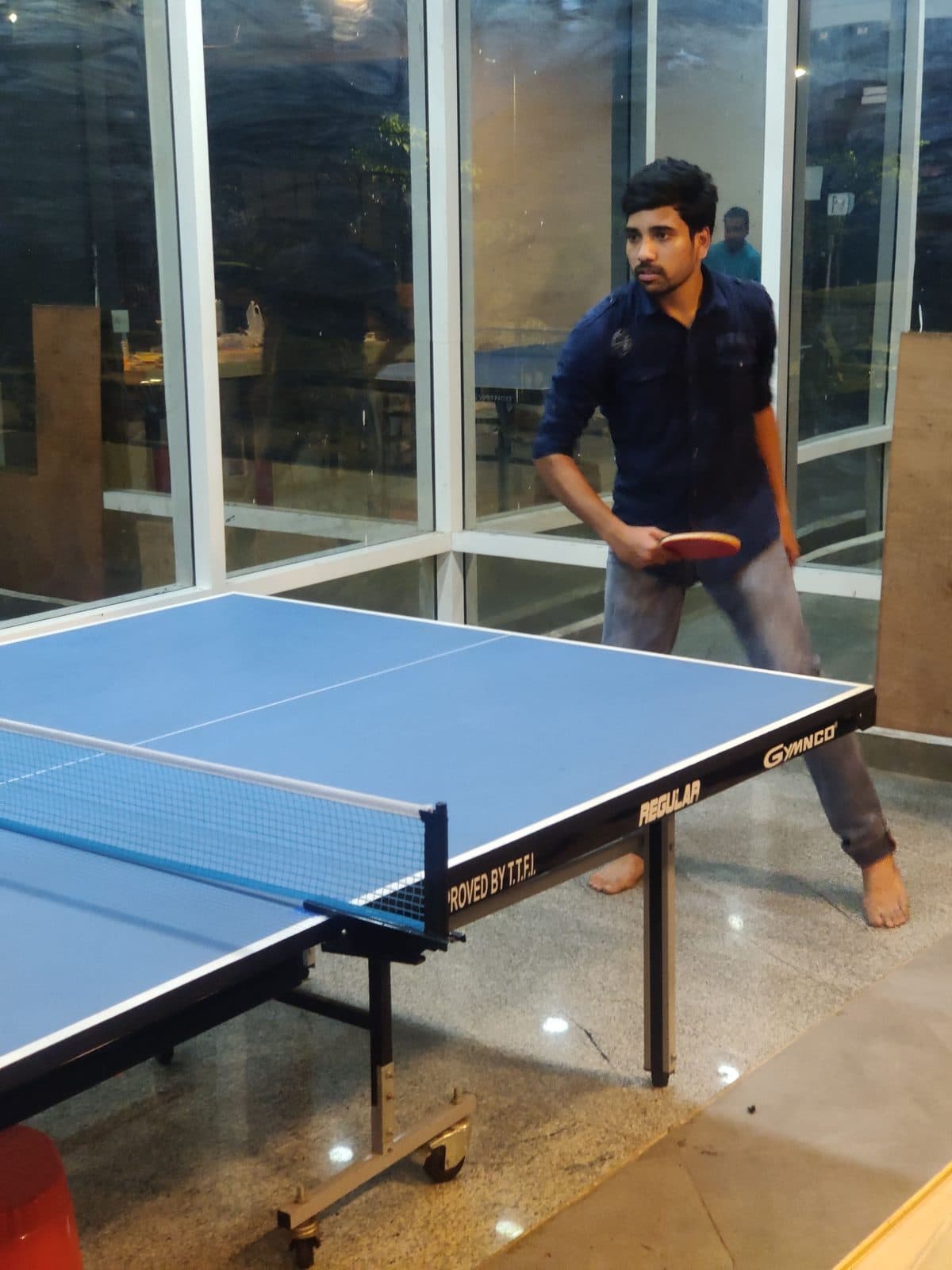 Table tennis rally